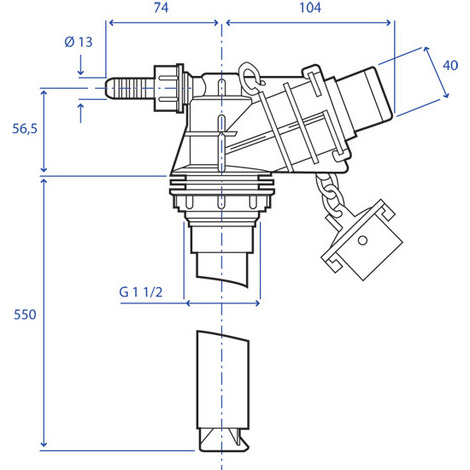 IDROEIETTORE ATT.RAP.D.40 BASSA PRESS.